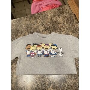 Peanuts Charlie Brown Snoopy And the gang singing carols Adult Small